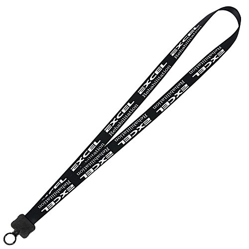 Smooth Nylon Lanyard - 3/4" - 32" - Plastic O-Ring Main Image