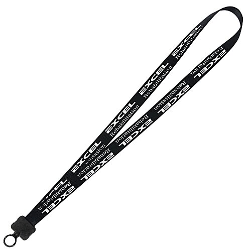Smooth Nylon Lanyard - 3/4" - 36" - Plastic O-Ring Main Image