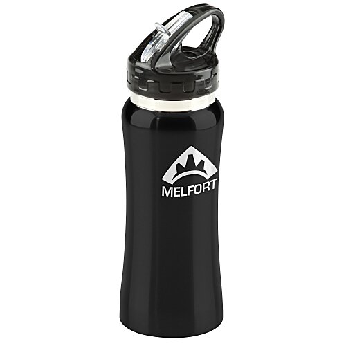 Clear Spout Stainless Steel Bottle - 16 oz - 24 hr Main Image