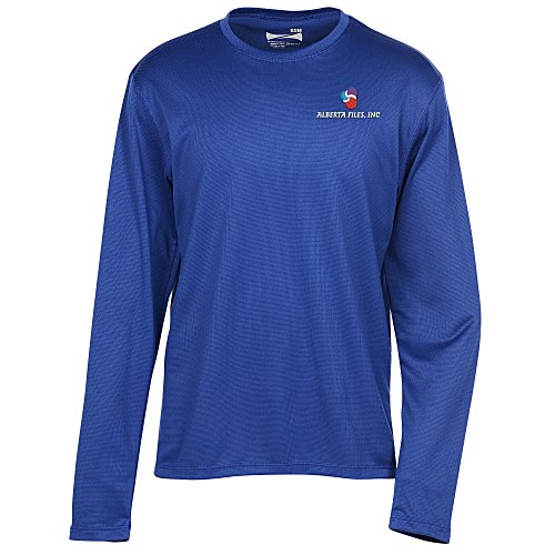Popcorn Knit Performance Long Sleeve Tee - Men's - Embroidered Main Image