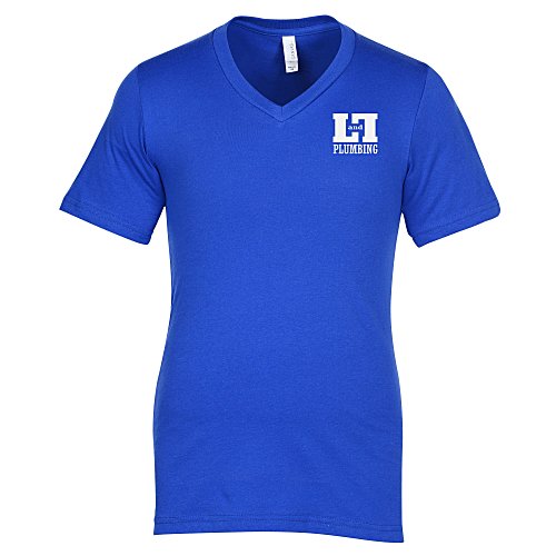 Bella+Canvas Jersey V-Neck T-Shirt - Men's - Screen Main Image