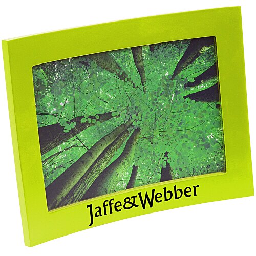 Curved Wood Colour Pop Frame - 4 inches x 6 inches Main Image