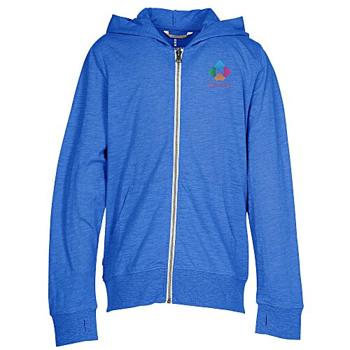 Garner Full-Zip Lightweight Hoodie - Youth - Full Colour Main Image