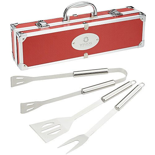 BBQ Set in Aluminum Case Main Image