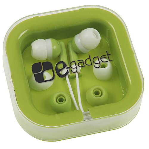 Earbuds with Interchangeable Covers Main Image