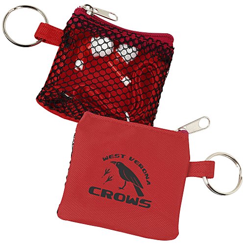 Sporty Pouch with Colourful Earbuds Main Image