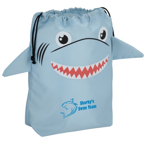 Paws and Claws Drawstring Gift Bag - Shark Main Image