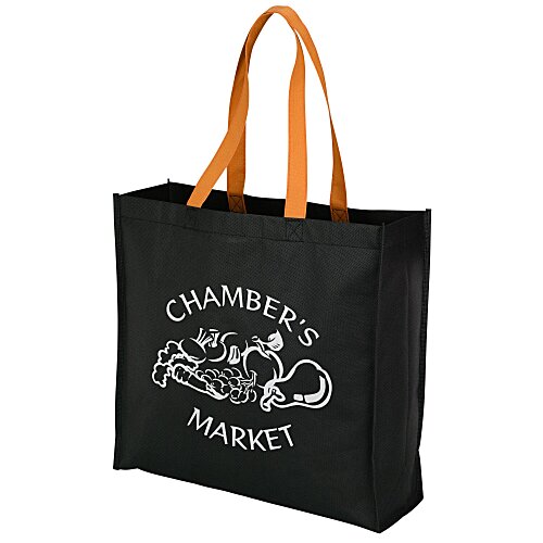 Colour Handle Tote - 14 1/2 inches x 15 1/2 inches Main Image