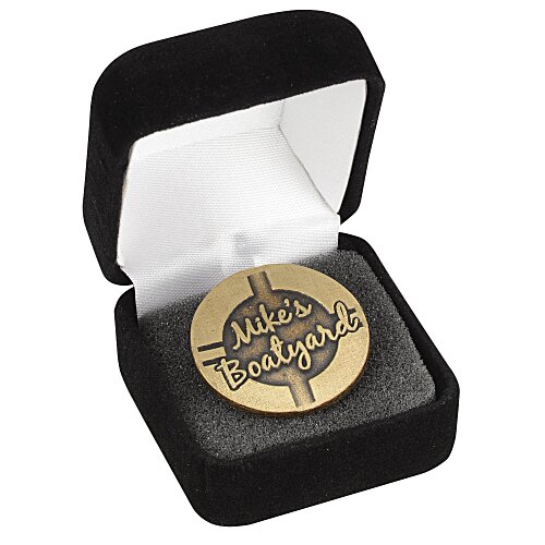 Econo Lapel Pin - Round - Gift Box Main Image