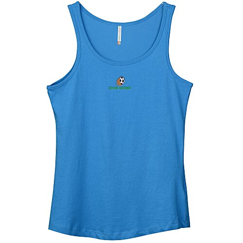 Euro Spun Cotton Tank - Ladies' - Embroidered Main Image