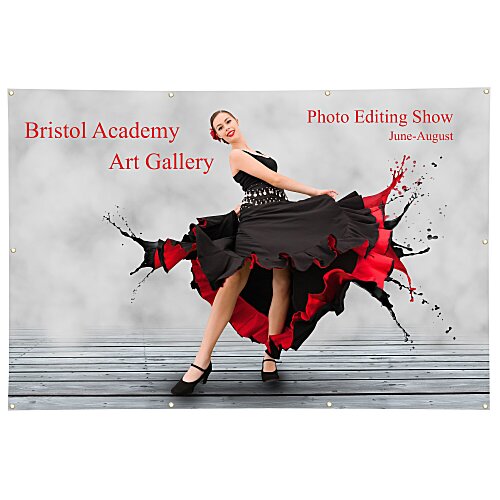 Value Outdoor Banner - 4 feet x 6 feet - 24 hr Main Image