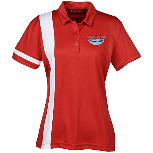 Side Stripe Performance Polo - Ladies' Main Image