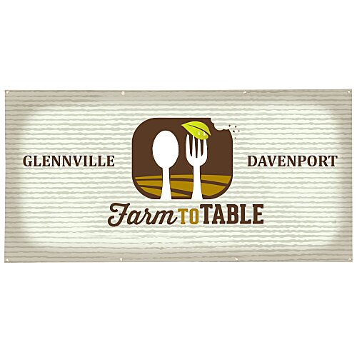 Value Indoor Banner - 3' x 6' - 24 hr Main Image