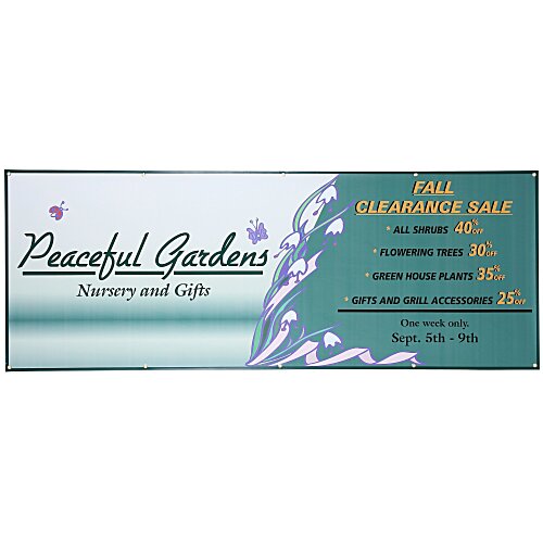 Value Indoor Banner - 3' x 8' - 24 hr Main Image
