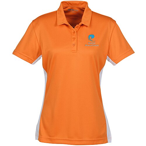 Side Swipe Colourblock Performance Polo - Ladies' Main Image