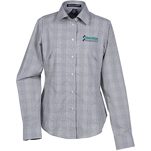 Crown Collection Glen Plaid Shirt - Ladies' Main Image