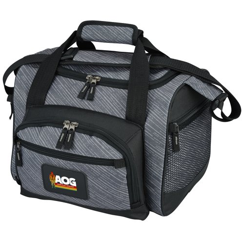 12-Can Convertible Duffel Cooler - Urban Stripes - Full Colour Main Image