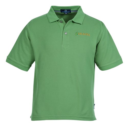 Tournament Double Tuck Pique Polo - Men's - Closeout Main Image