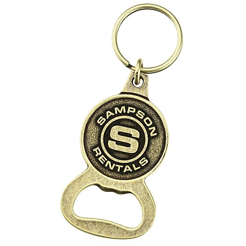 Econo Bottle Opener Keychain - Circle Main Image