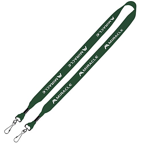 Knit Cotton Lanyard - 3/4" - 2 Swivel Hooks Main Image