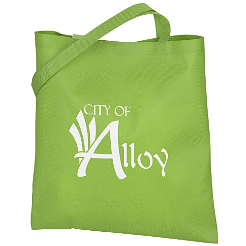 Stay Shut Non-Woven Flat Tote Main Image