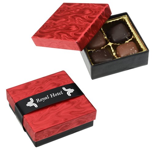 Sea Salt Caramel Gift Box - 4-Pieces Main Image