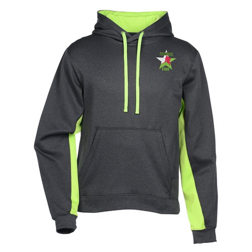 Game Day Colourblock Performance Hooded Sweatshirt - Embroidered Main Image