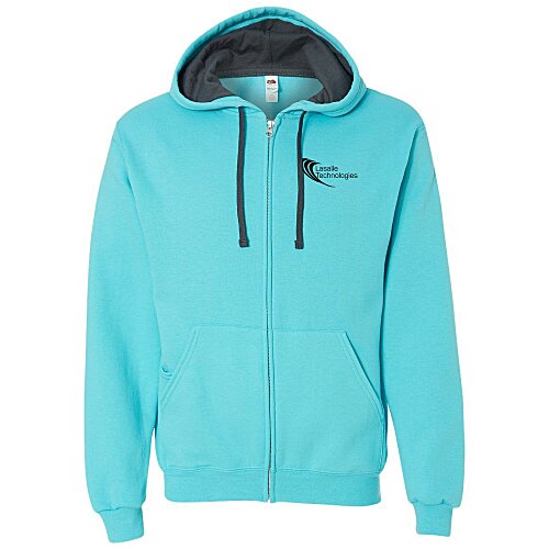 Fruit of the Loom Sofspun Full-Zip Sweatshirt - Screen Main Image