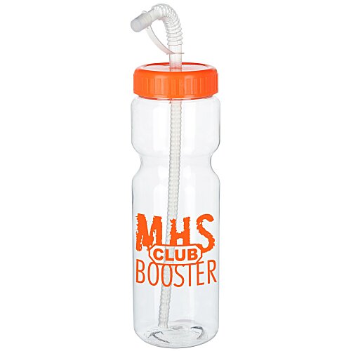 Clear Impact Olympian Sport Bottle with Straw Lid - 28 oz Main Image