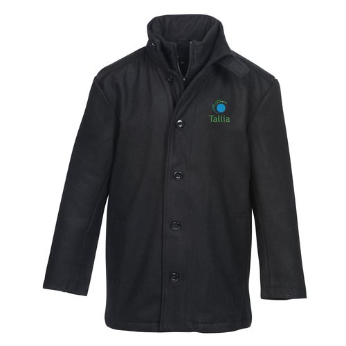Melton Wool Blend Town Coat - Men's Main Image