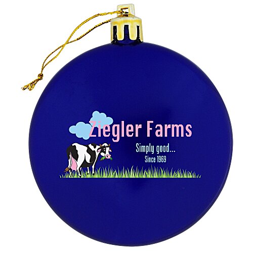 Flat Shatterproof Ornament - Opaque - Full Colour Main Image