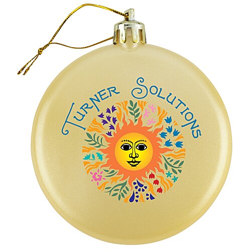Satin Flat Ornament - Full Colour Main Image