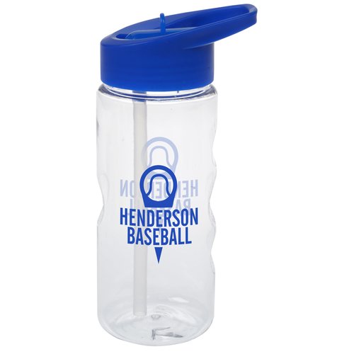 Clear Impact Mini Mountain Bottle with Flip Straw Lid - 22 oz Main Image