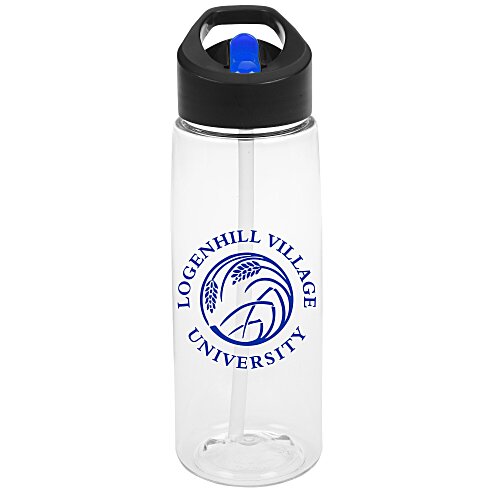 Clear Impact Flair Bottle Two-Tone Flip Straw Lid - 26 oz Main Image