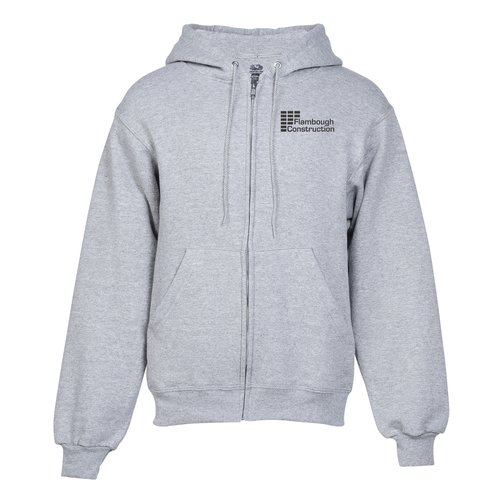 Fruit of the Loom Supercotton Full-Zip Sweatshirt - Screen Main Image