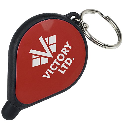Pin Drop Stylus Screen Cleaner Keychain Main Image