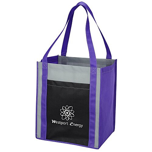 Colour Combo Grocery Pocket Tote Main Image