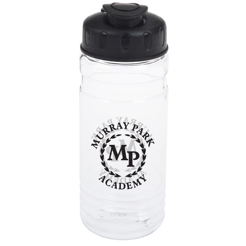 Clear Impact Line Up Bottle with Flip Lid - 20 oz Main Image
