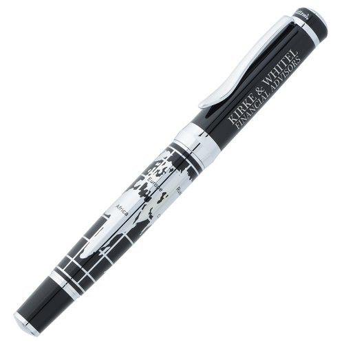 Bettoni Chrome World Metal Rollerball Pen Main Image