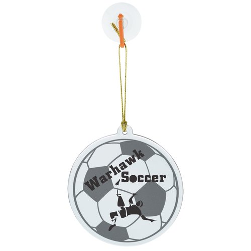 Sun Catcher Ornament - Soccer Ball Main Image