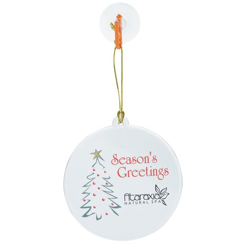 Sun Catcher Ornament - Season's Greetings Main Image