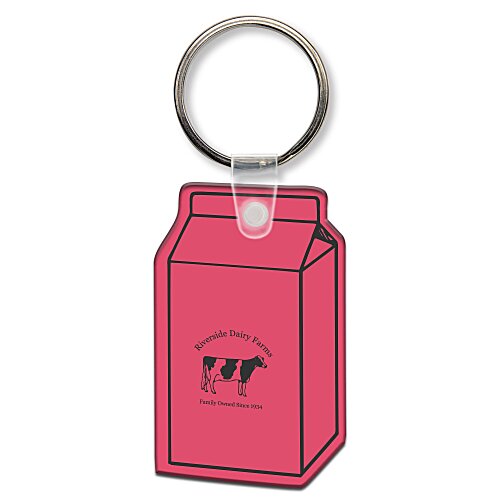 Milk Carton Soft Keychain - Translucent Main Image