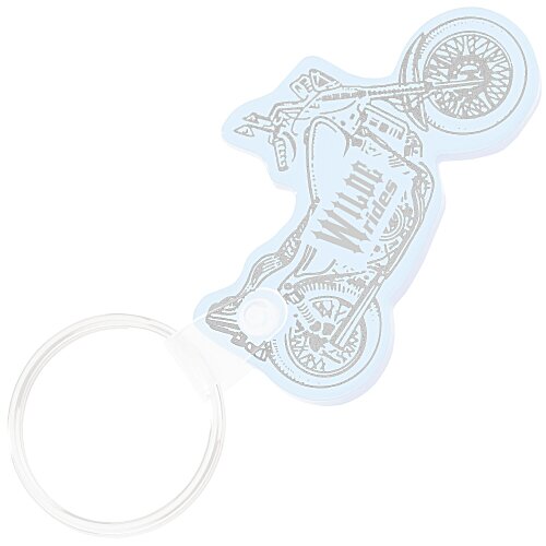 Motorcycle Soft Keychain - Translucent Main Image