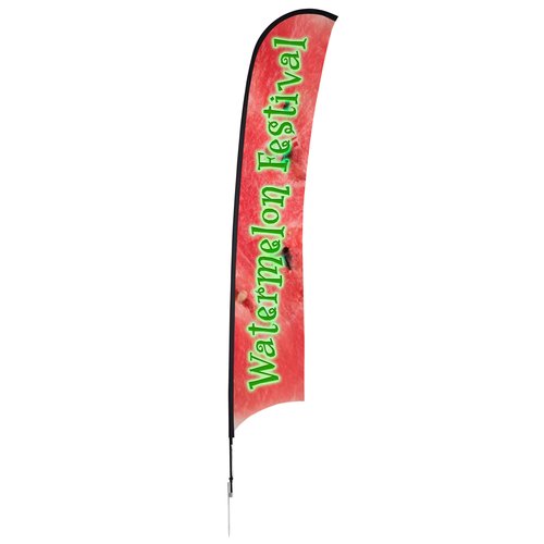Outdoor Razor Sail Sign - 17 feet - One Sided Main Image