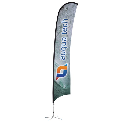 Indoor Razor Sail Sign - 17 feet - One Sided Main Image