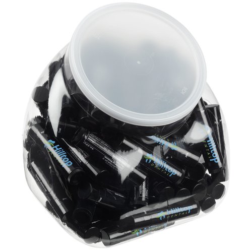 Non-SPF Black Tube Lip Balm Tub - 100-Pieces Main Image