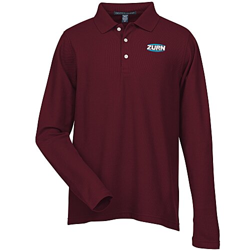 DryTec20 Cotton Performance LS Polo - Men's - Closeout Main Image