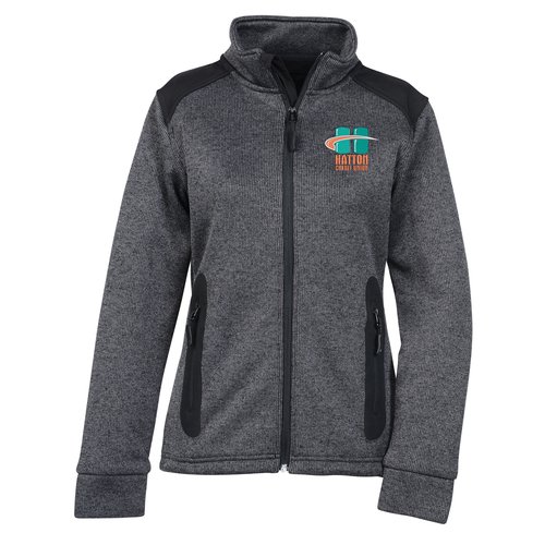 Heavy Knit Technical Sweater Fleece Jacket - Ladies' Main Image