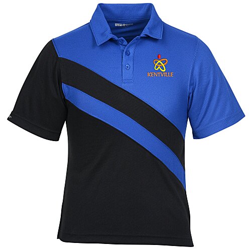 Diagonal Stripe Performance Polo - Men's Main Image