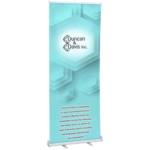 Value Retractable Banner Display - 31 1/2 inches Main Image
